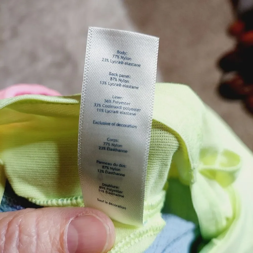 ‎Ivivva girls tri-color athletic top